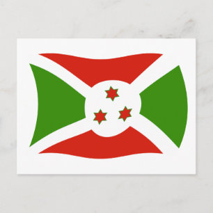 Burundi Flag Postcard