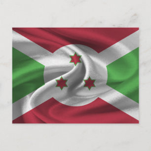 Burundi Flag Postcard