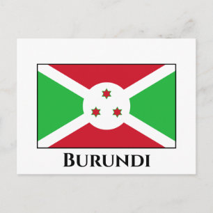 Burundi Flag Postcard