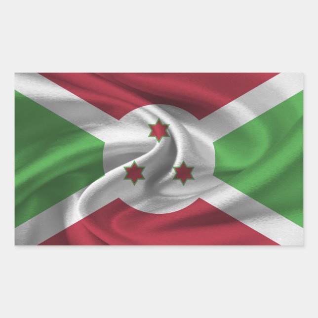 Burundi Flag Sticker (Front)