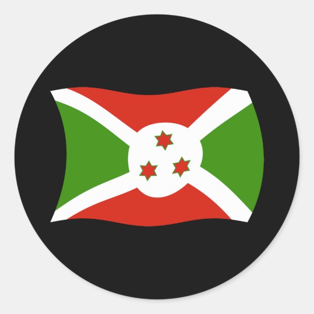 Burundi Flag Sticker (Front)
