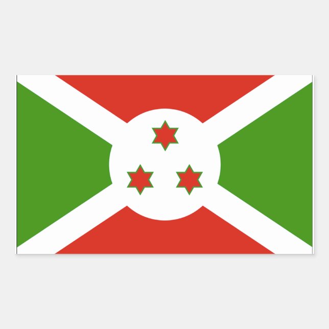 Burundi Flag Sticker (Front)
