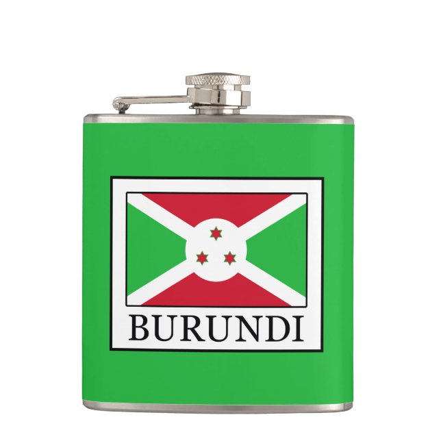 Burundi Hip Flask (Front)