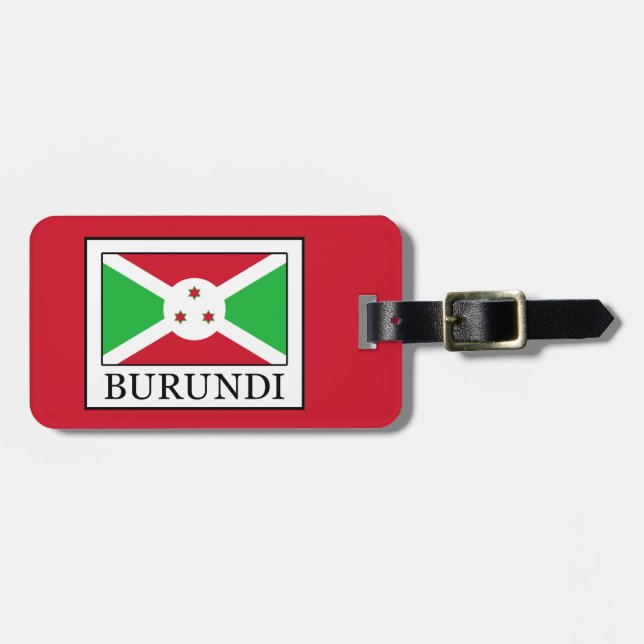 Burundi Luggage Tag (Front Horizontal)