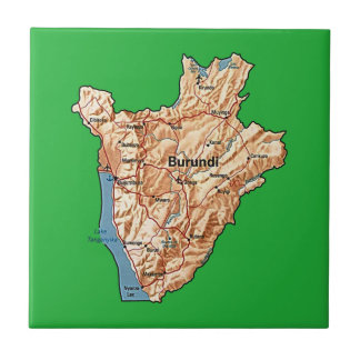 Burundi Map Tile