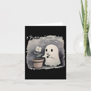 Burying Seeds Instead Of Bodies Funny Cute Ghost H Card