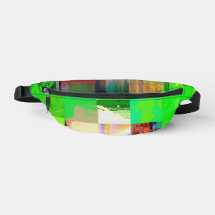 Bus 1521 Abstrait Glitch Art Cyberpunk Grille