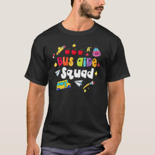 Bus Aide Squad Back To School T-Shirt