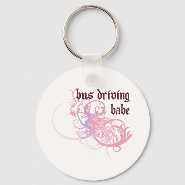 Bus Babe Keychain (Front)