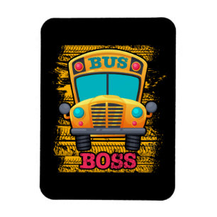 Bus Boss - School Bus Driver Appreciation Magnet