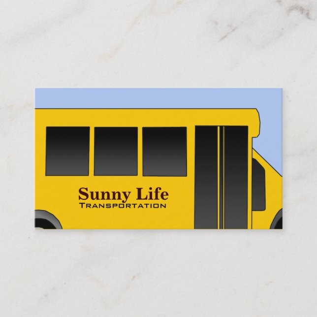 Bus Business Cards (Front)