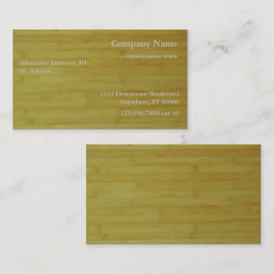 Bus. Card - Bamboo Boards