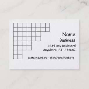 Bus. Card - corner grid