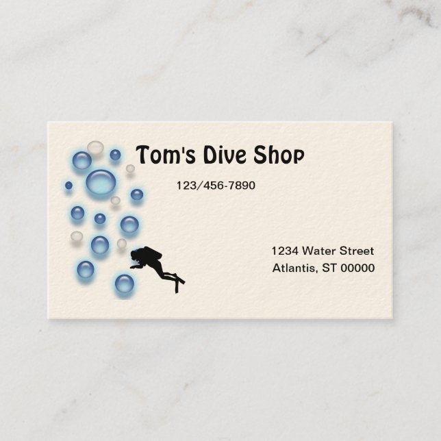 Bus. Card - Diver (Front)