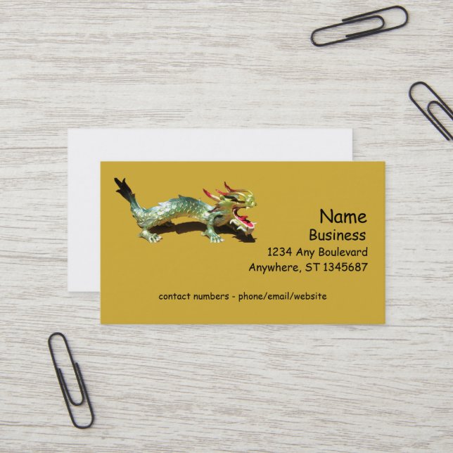 Bus. Card - Dragon  (Front/Back In Situ)