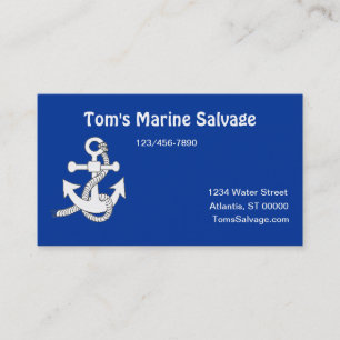 Bus. Card - Marine Anchor