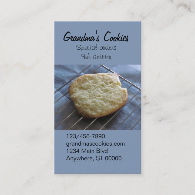 Bus. Carte - Cookies (Devant)