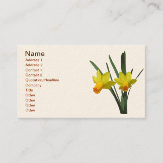 Bus. Carte - Daffodique