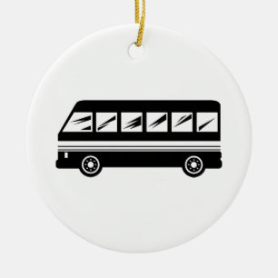 Bus Ceramic Ornament