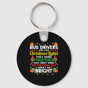 Bus Driver Co-worker Christmas Surprise Uni-adults Keychain