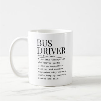 Bus driver coffee mug