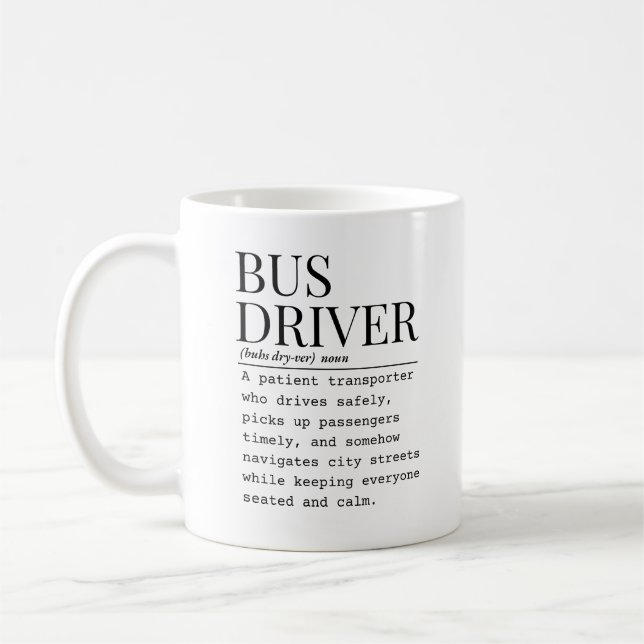 Bus driver coffee mug (Left)