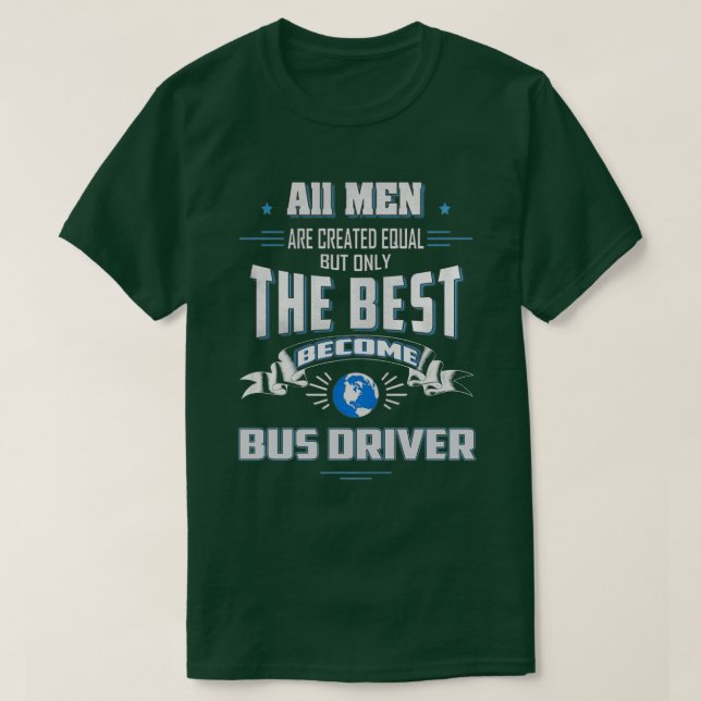 BUS DRIVER for men T-Shirt (Design Front)