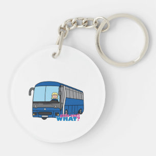 Bus Driver - Light/Blonde Keychain