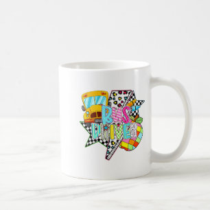 Bus Driver Lighting Back To School Happy First Day Coffee Mug
