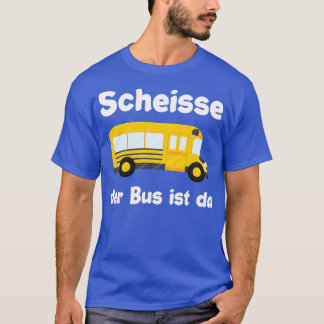 Bus Driver Occupation Omnibus Bus Stop 3 T-Shirt