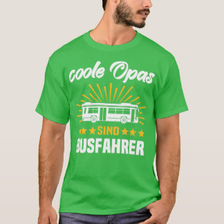 Bus Driver Papa Bus Driving Grandpa Public Bus 14 T-Shirt