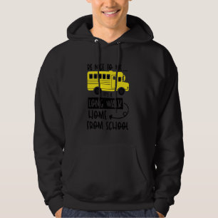 Bus Driver Profession School Bus Driver School Fun Hoodie