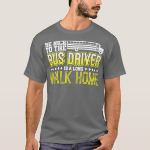 Bus Driver School Bus 16 T-Shirt
