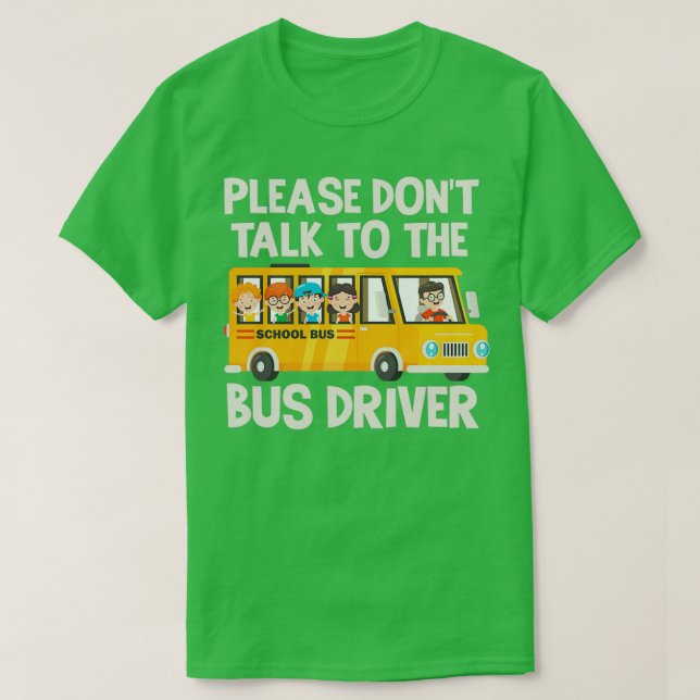 Bus Driver School Bus 36 T-Shirt (Design Front)