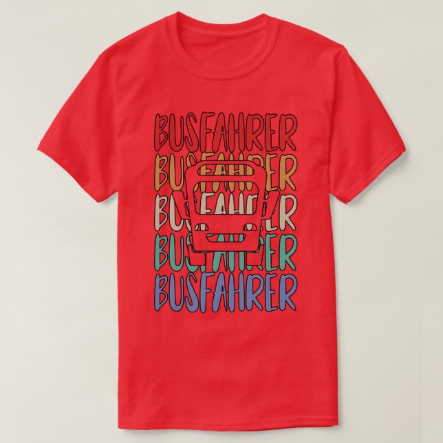 bus driver school bus driver 15 T-Shirt (Design Front)