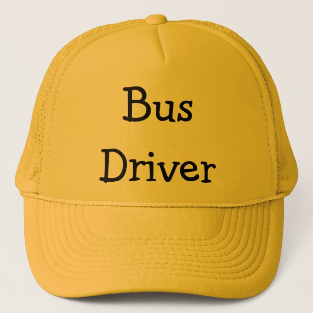 Bus Driver Trucker Hat (Front)