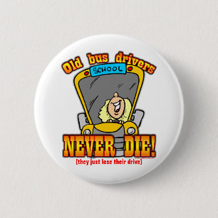 Bus Drivers 2 Inch Round Button
