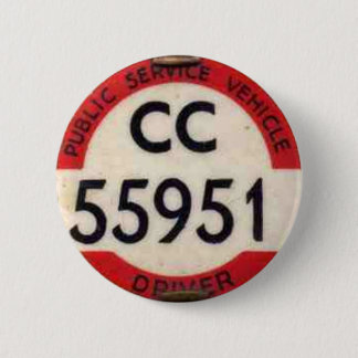 BUS DRIVERS BADGE UK 2 INCH ROUND BUTTON