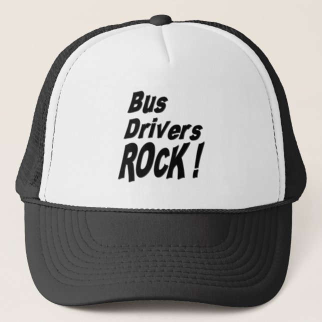 Bus Drivers Rock! Hat (Front)