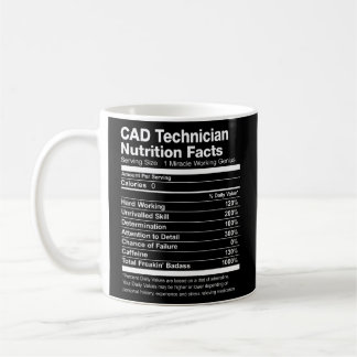 Bus Mechanic Nutrition Facts List Funny Coffee Mug