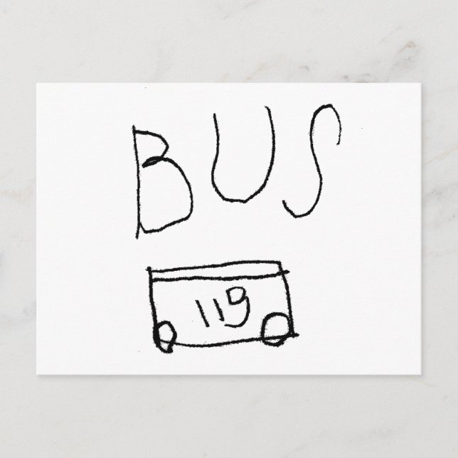Bus No. 119 Postcard (Front)