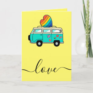 bus of love holiday card