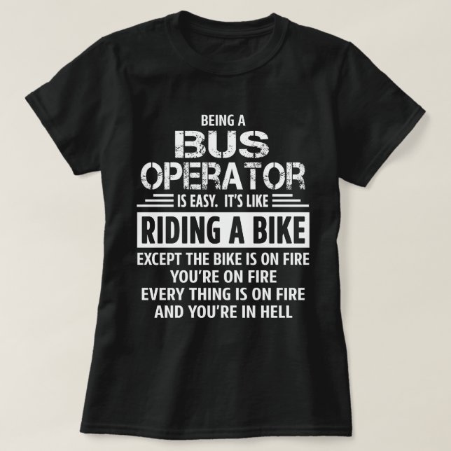 Bus Operator T-Shirt (Design Front)
