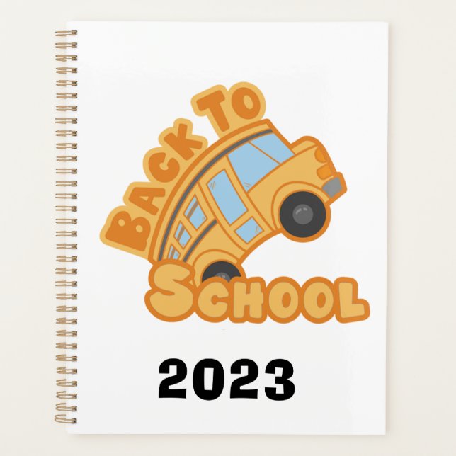Bus scolaire Retour à la conception scolaire 2023 (Devant)