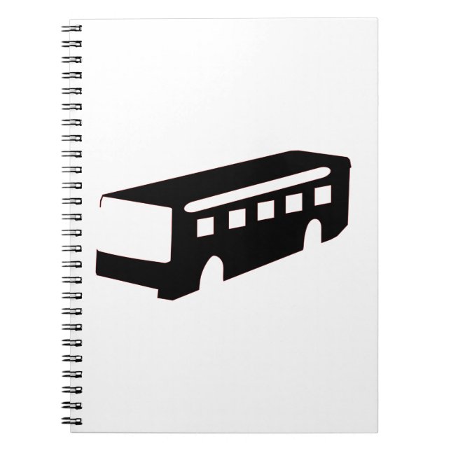 Bus Silhouette Notebook (Front)