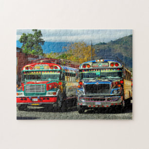 Bus Station Antigua. Jigsaw Puzzle