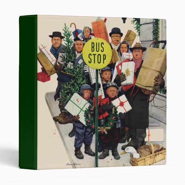 Bus Stop at Christmas Binder (Front/Spine)
