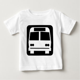Bus symbol - Black Baby T-Shirt