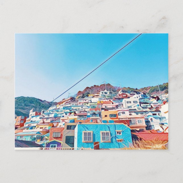 Busan, South Korea Postcard (Front)