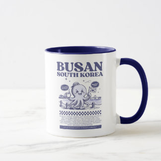 Busan South Korea Retro City  Mug